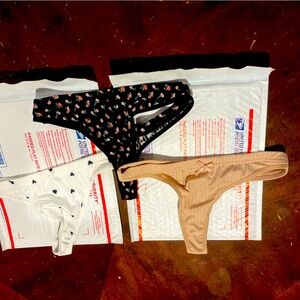 3 Pack Women Sexy Underwear Panties Bikini Knickers Thongs G-string S